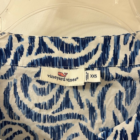 Vineyard Vines Blue and White Tunic Top - Picture 2 of 4